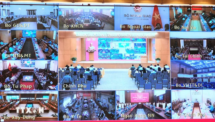 Đảng ủy Ch&iacute;nh phủ ph&aacute;t động thi ch&iacute;nh luận bảo vệ nền tảng tư tưởng của Đảng - Ảnh 1.