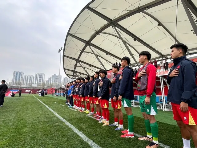 U23 Việt Nam h&ograve;a tiếc nuối U23 Triều Ti&ecirc;n trong ng&agrave;y ra qu&acirc;n CFA Team China 2026- Ảnh 1.