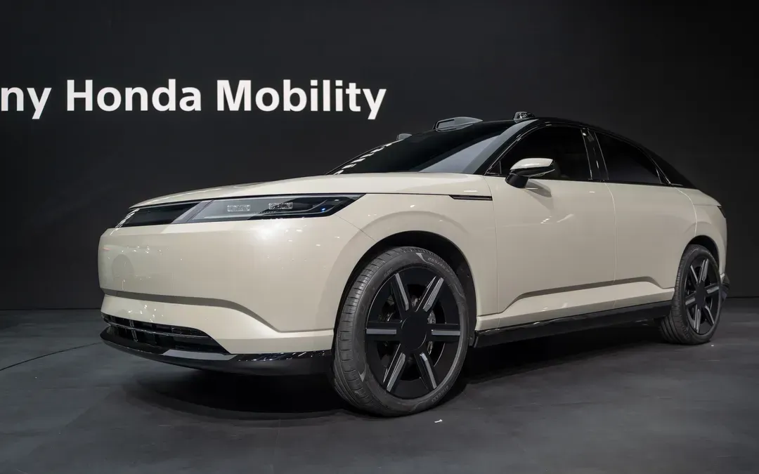 Mẫu sedan Afeela của Sony Honda Mobility (nguyên mẫu đầu năm 2026) đã bị dừng phát triển (Ảnh: Antuan Goodwin/CNET)