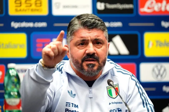 HLV Gennaro Gattuso mất ngủ trước trận play-off, quyết đưa Italy trở lại World Cup- Ảnh 1. HLV Gennaro Gattuso mất ngủ trước trận play-off, quyết đưa Italy trở lại World Cup- Ảnh 1.