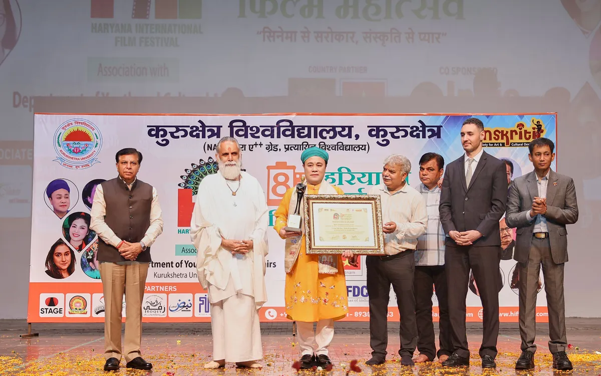 Phim về Quan họ Việt Nam tỏa sáng tại LHP Quốc tế Haryana lần thứ 8 - Ảnh 1.