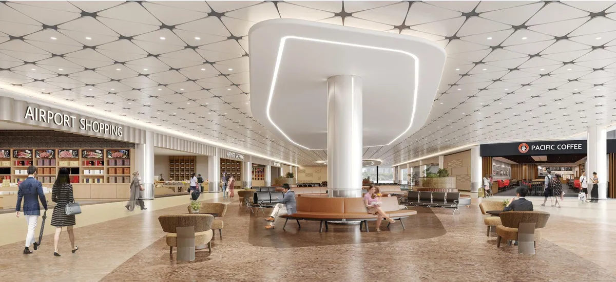 Hé lộ nội thất đẹp như phim viễn tưởng của sân bay Phú Quốc tương lai - Ảnh 4.