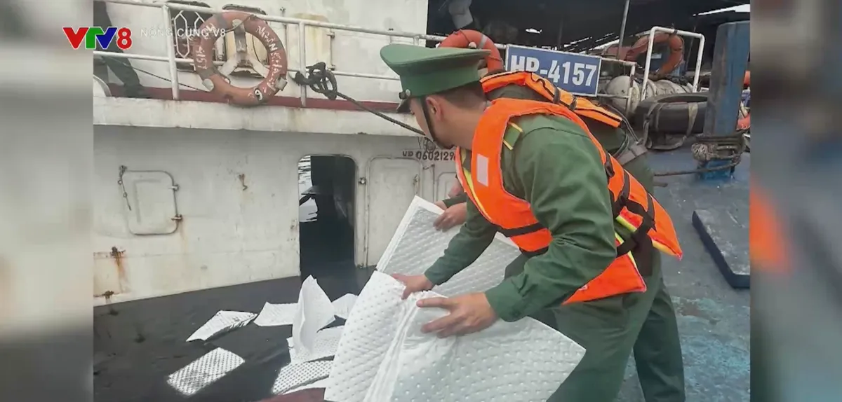 Thanh Hóa: Cứu hộ tàu chở hàng bị chìm tại Cảng Quốc tế Long Sơn- Ảnh 3. Thanh Hóa: Cứu hộ tàu chở hàng bị chìm tại Cảng Quốc tế Long Sơn- Ảnh 3.