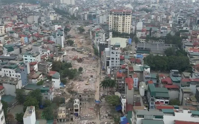 Công tác thu hồi đất, giải phóng mặt bằng dự án đường Vành đai 2,5 tại Hà Nội đạt nhiều kết quả tích cực