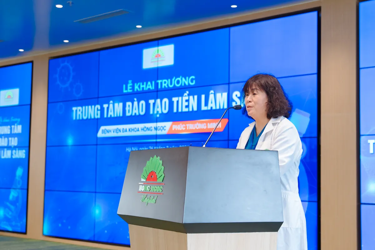 Bệnh viện Hồng Ngọc đưa v&agrave;o hoạt động Trung t&acirc;m Đ&agrave;o tạo Tiền l&acirc;m s&agrave;ng hiện đại chuẩn quốc tế- Ảnh 2.
