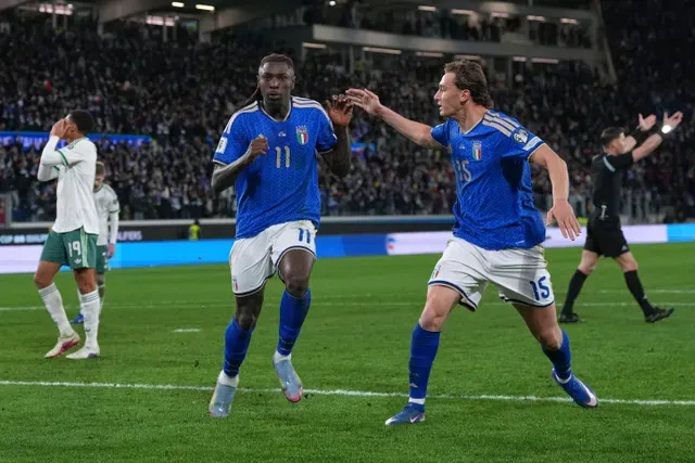 Italy thắng Bắc Ireland 2-0, vào chung kết play-off World Cup 2026- Ảnh 1. Italy thắng Bắc Ireland 2-0, vào chung kết play-off World Cup 2026- Ảnh 1.