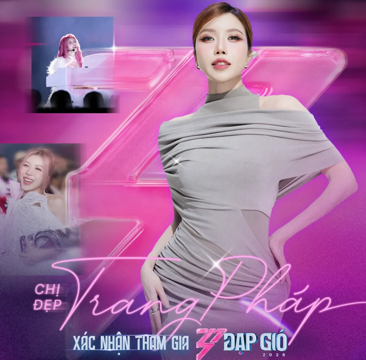 Trang Ph&aacute;p x&aacute;c nhận tham gia "Đạp gi&oacute; 2026" tại Trung Quốc - Ảnh 1.