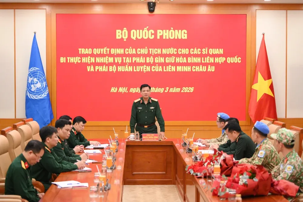 Việt Nam lần đầu tham gia Ph&aacute;i bộ UNISFA tại Abyei, cử 2 sĩ quan thực hiện nhiệm vụ quốc tế- Ảnh 1.