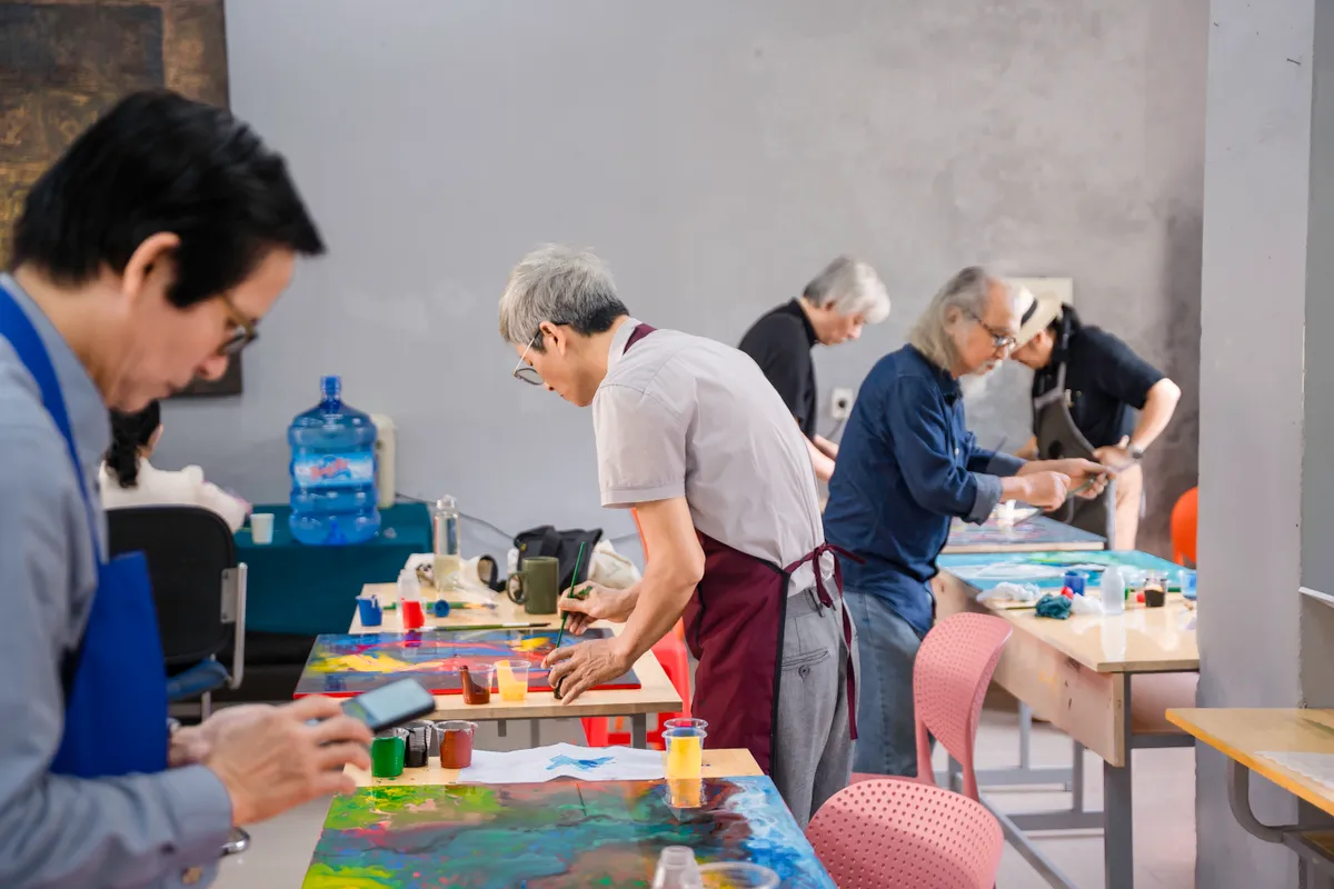 Sơn mài hội họa Việt Nam (1930 - 2030): Hành trình đánh thức giá trị di sản- Ảnh 4. Sơn mài hội họa Việt Nam (1930 - 2030): Hành trình đánh thức giá trị di sản- Ảnh 4.