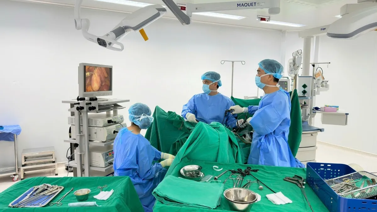 Phẫu thuật nội soi gi&uacute;p người phụ nữ 73 tuổi tr&uacute;t bỏ mặc cảm 20 năm v&igrave; sa sinh dục- Ảnh 1.