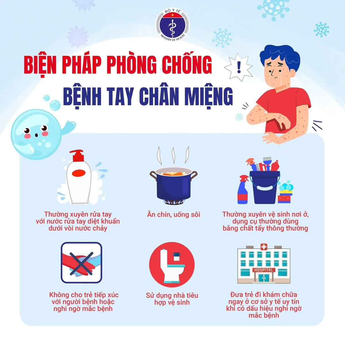 Infographic: Chủ động ph&ograve;ng, chống bệnh tay ch&acirc;n miệng ở trẻ nhỏ- Ảnh 4.