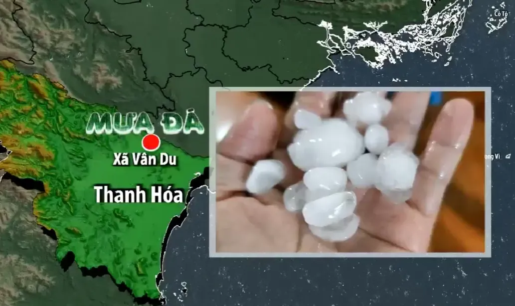 Dông mạnh kèm mưa đá nhiều nơi ở miền Bắc: Cây đổ, nhà tốc mái, người bị thương - Ảnh 3.