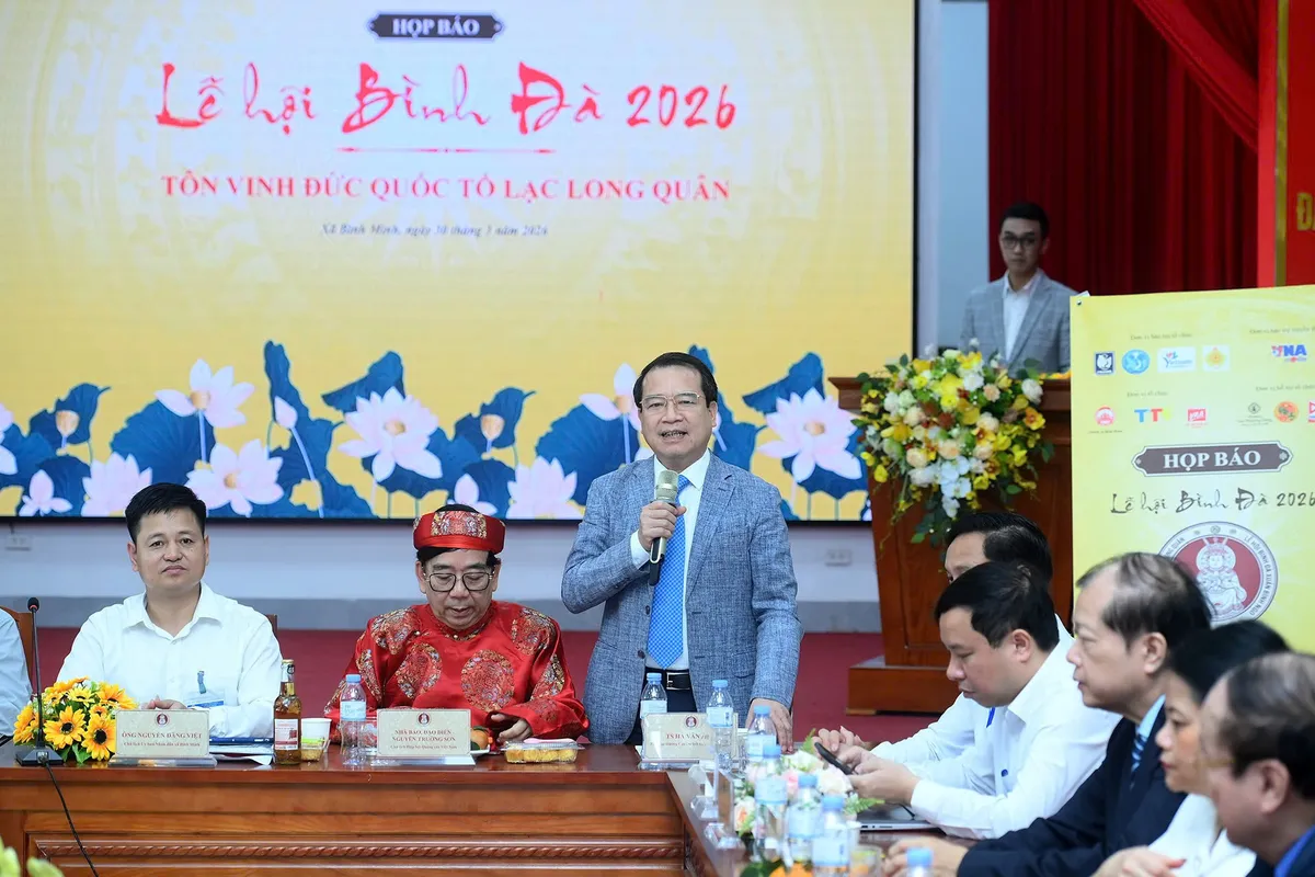 Lễ hội Bình Đà 2026: Khơi dậy hào khí Lạc Hồng, thúc đẩy du lịch Thủ đô- Ảnh 2. Lễ hội Bình Đà 2026: Khơi dậy hào khí Lạc Hồng, thúc đẩy du lịch Thủ đô- Ảnh 2.