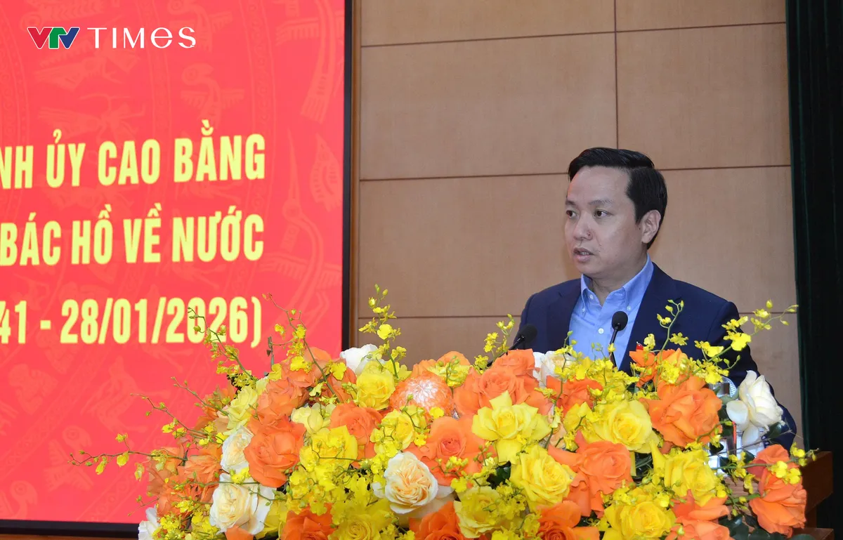 Cao Bằng tổ chức sơ kết chuỗi hoạt động kỷ niệm 85 năm ng&agrave;y B&aacute;c Hồ về nước  - Ảnh 5.