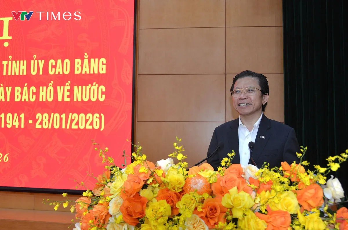 Cao Bằng tổ chức sơ kết chuỗi hoạt động kỷ niệm 85 năm ng&agrave;y B&aacute;c Hồ về nước  - Ảnh 4.