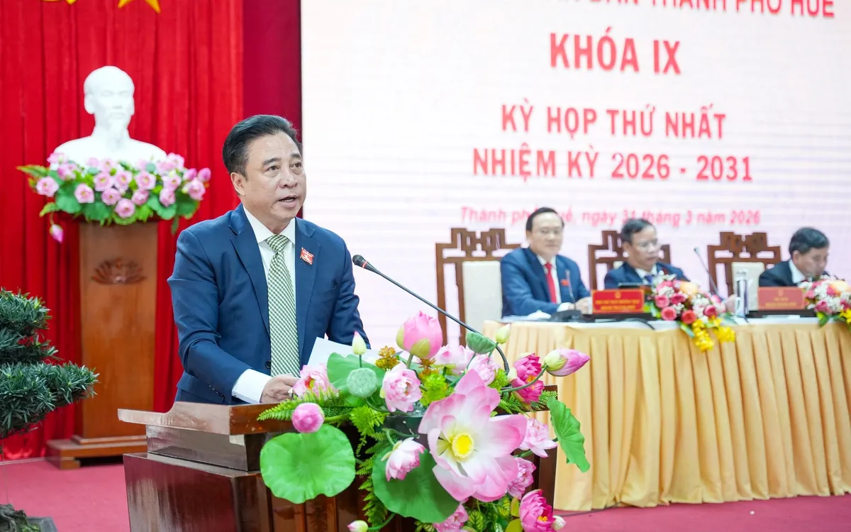 ÔNG Nguyễn Khắc Toàn, Chủ tịch UBND thành phố nhiệm kỳ 2026 – 2031 phát biểu nhận nhiệm vụ