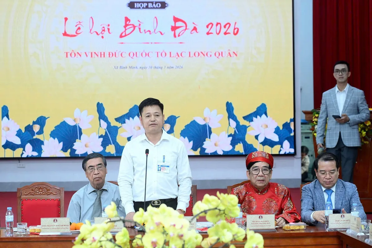 Lễ hội Bình Đà 2026: Gìn giữ di sản Quốc tổ, thúc đẩy phát triển du lịch bền vững - Ảnh 1.