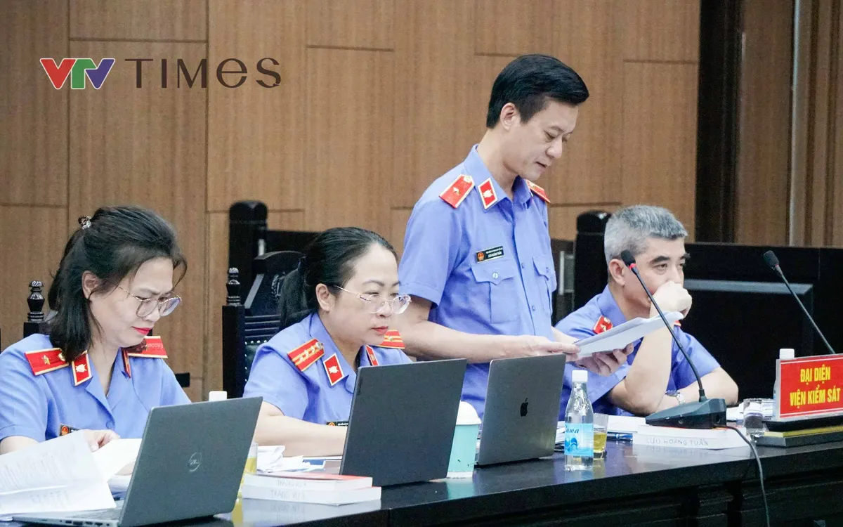 Đại diện Viện Kiểm sát tại toà. (ảnh: Phùng Anh)