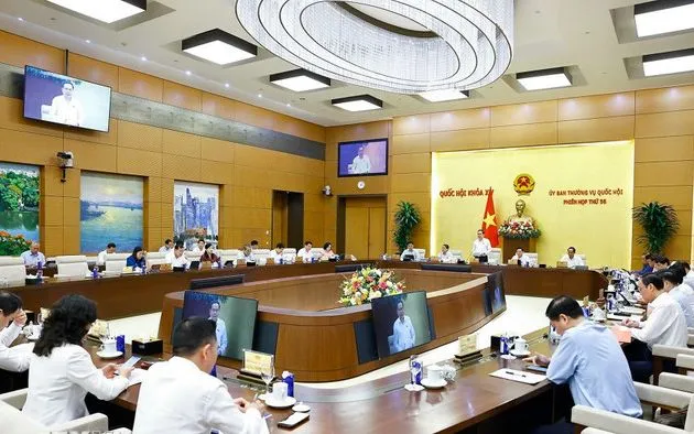 Chủ tịch Quốc hội Trần Thanh Mẫn phát biểu khai mạc phiên họp. Ảnh: TTXVN