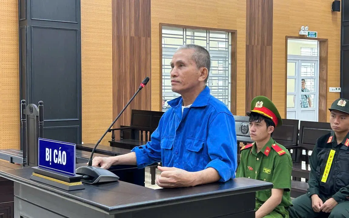 Bị cáo Huỳnh Ngọc Tuấn tại phiên tòa.