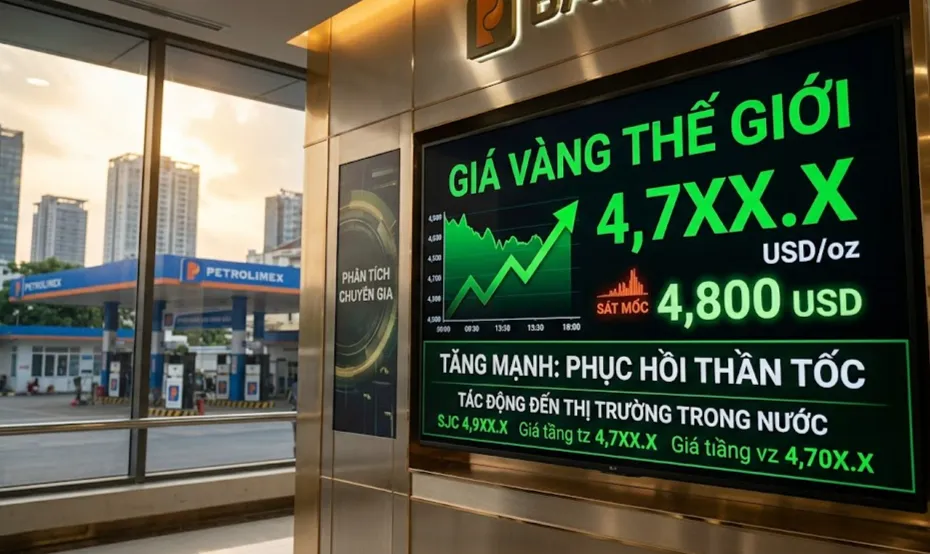 Giải m&atilde; "c&uacute; lội ngược d&ograve;ng" ngoạn mục của gi&aacute; v&agrave;ng: Từ đ&aacute;y s&acirc;u bật thẳng l&ecirc;n ngưỡng 4.800 USD- Ảnh 2.