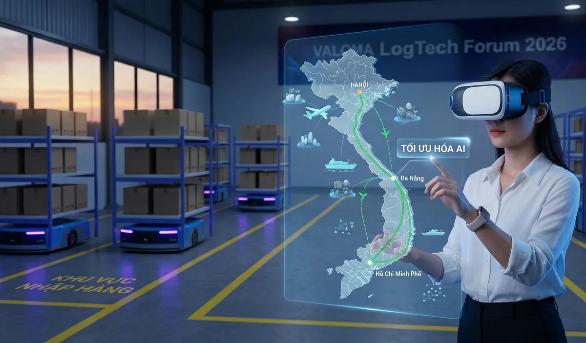 AI Định Hình Tương Lai Ngành Logistics Việt Nam Tại Diễn Đàn Valoma LogTech Forum 2026- Ảnh 1. AI Định Hình Tương Lai Ngành Logistics Việt Nam Tại Diễn Đàn Valoma LogTech Forum 2026- Ảnh 1.