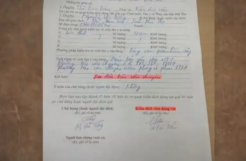 NGĂN CHẶN TIÊU CỰC KIỂM DỊCH ĐỘNG VẬT - Ảnh 1.