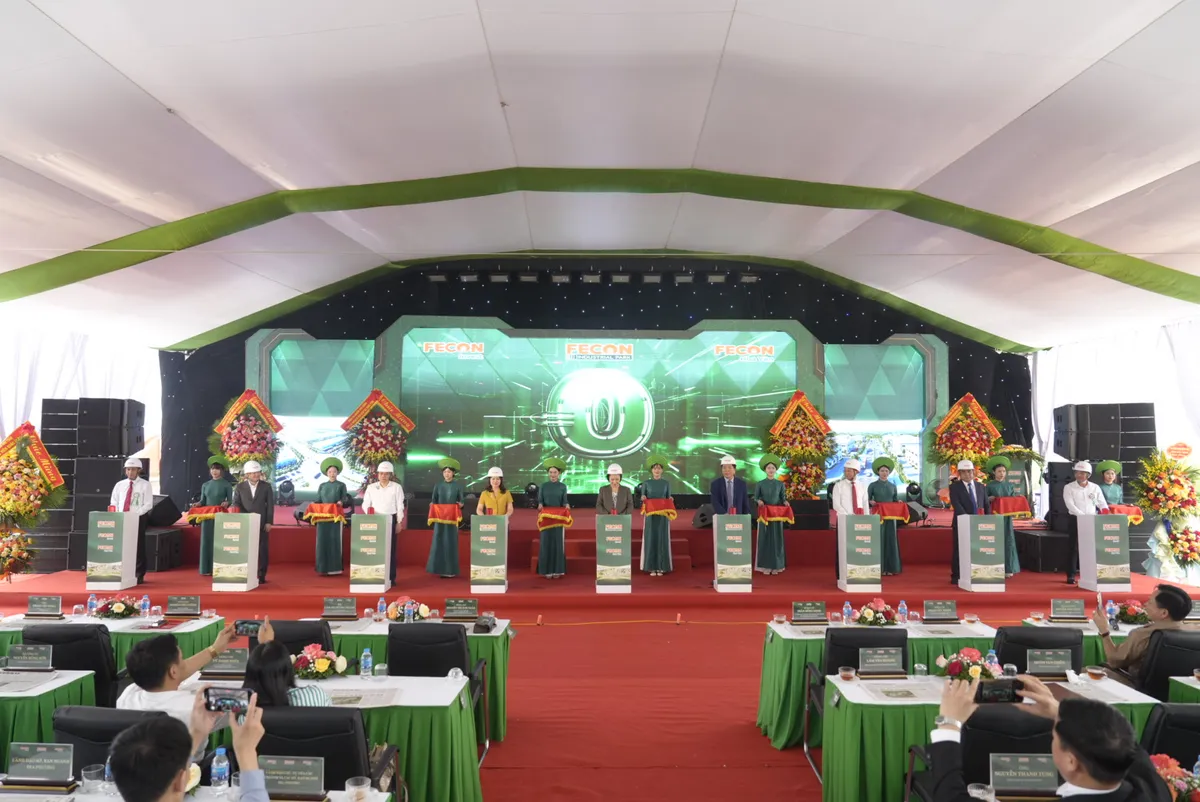 FECON khởi c&ocirc;ng KCN Ho&agrave; Y&ecirc;n hơn 3.700 tỷ đồng tại Bắc Ninh - Ảnh 1.