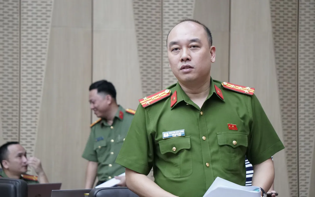Đại tá Nguyễn Đức Long, Phó Giám đốc Công an TP Hà Nội.