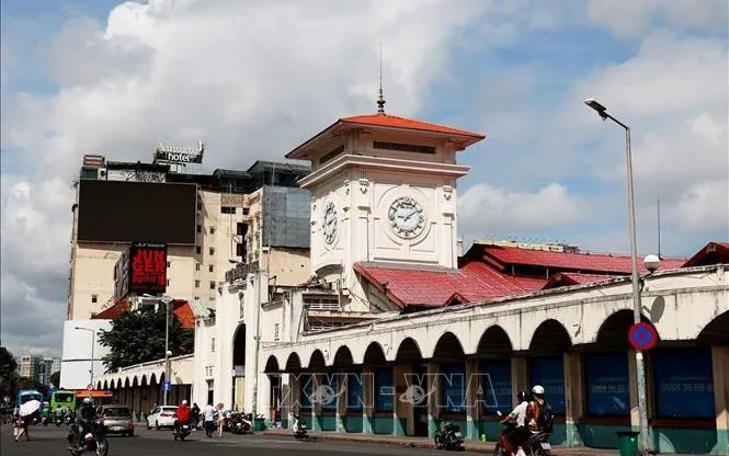 Chợ Bến Thành. Ảnh: TTXVN
