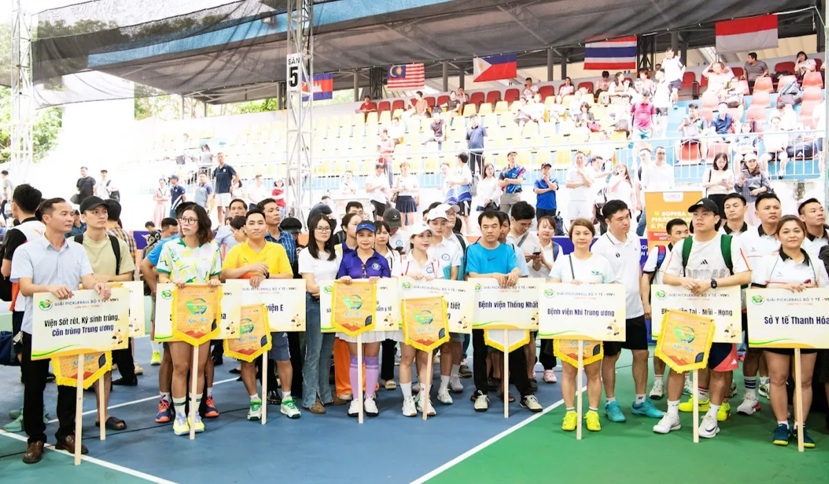 Khai mạc Giải Pickleball Bộ Y tế - VTV8 lần thứ I năm 2026- Ảnh 3.