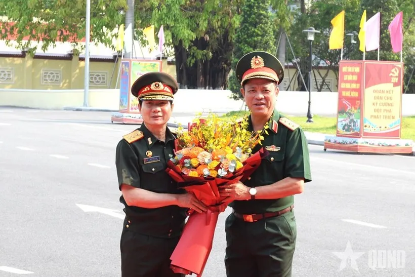 Đối thoại Ch&iacute;nh s&aacute;ch Quốc ph&ograve;ng Việt Nam - L&agrave;o lần thứ 6 - Ảnh 1.