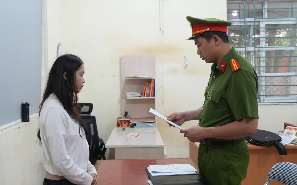 Bắt bị can Triệu Thị Dung để tạm giam.