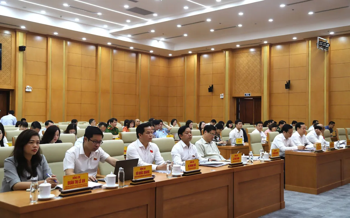 Các đại biểu dự kỳ họp.