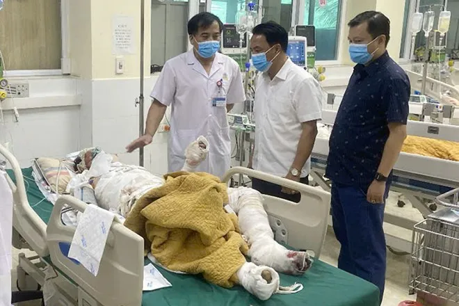 Điện Biên: Một người tử vong, 2 người nguy kịch do cháy rừng - Ảnh 1.