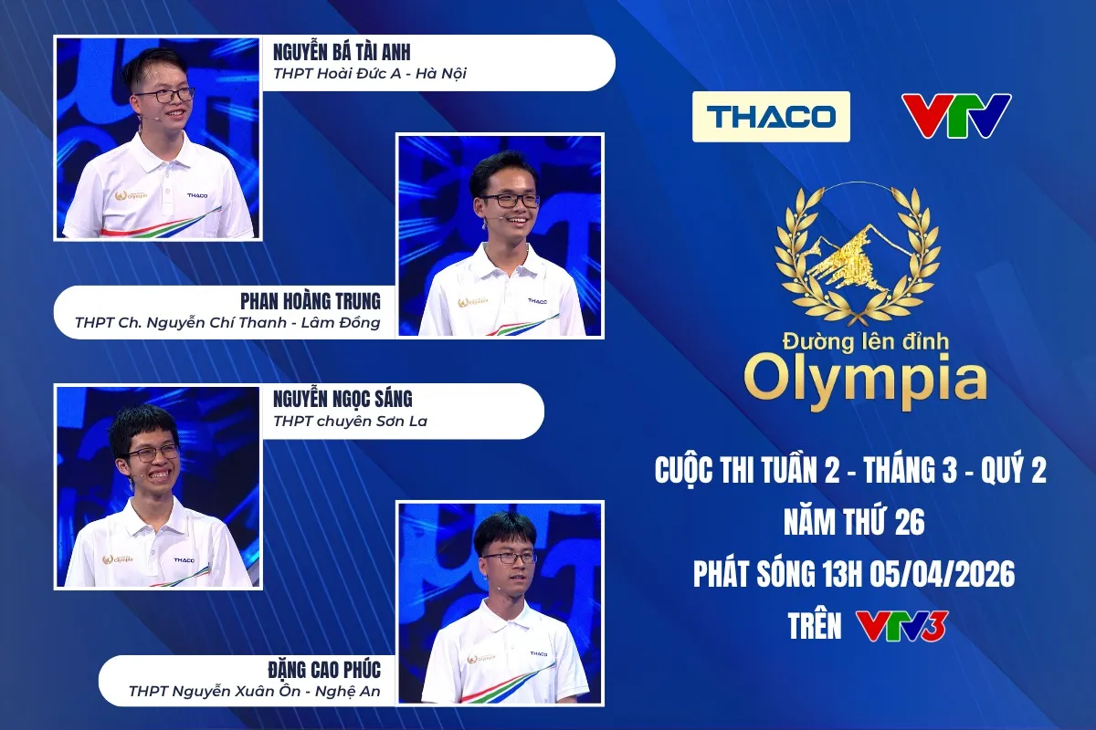 Đường lên đỉnh Olympia: Nam sinh Sơn La xuất sắc giữ chuỗi đứng đầu đoàn leo núi- Ảnh 1.