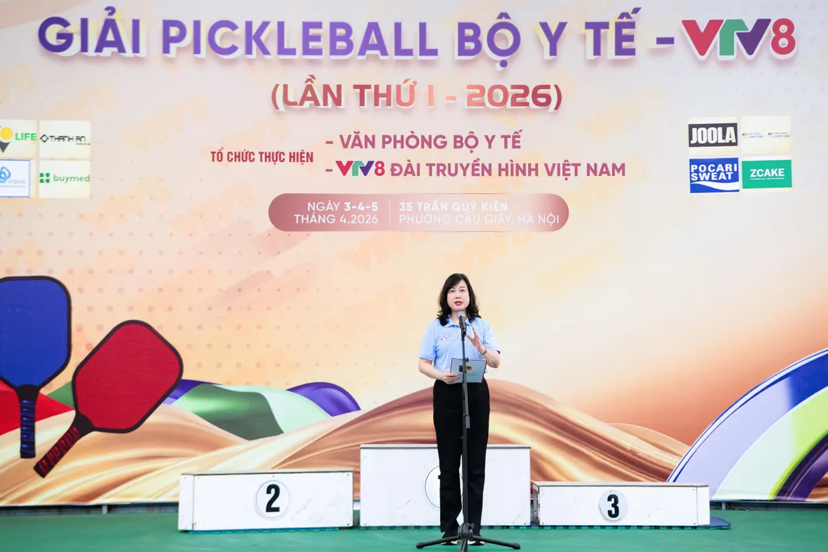 Ấn tượng Giải Pickleball Bộ Y tế - VTV8 lần thứ I năm 2026- Ảnh 1. Ấn tượng Giải Pickleball Bộ Y tế - VTV8 lần thứ I năm 2026- Ảnh 1.