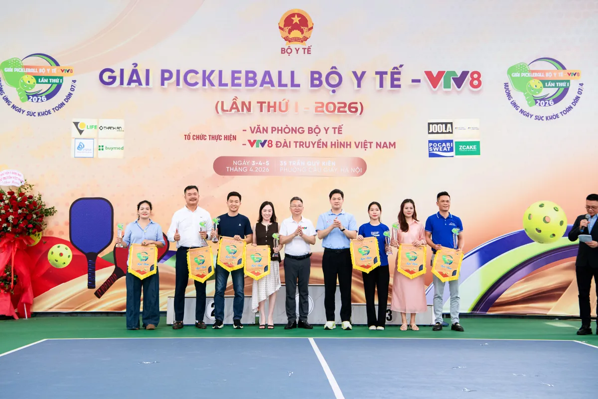 Ấn tượng Giải Pickleball Bộ Y tế - VTV8 lần thứ I năm 2026- Ảnh 17. Ấn tượng Giải Pickleball Bộ Y tế - VTV8 lần thứ I năm 2026- Ảnh 17.