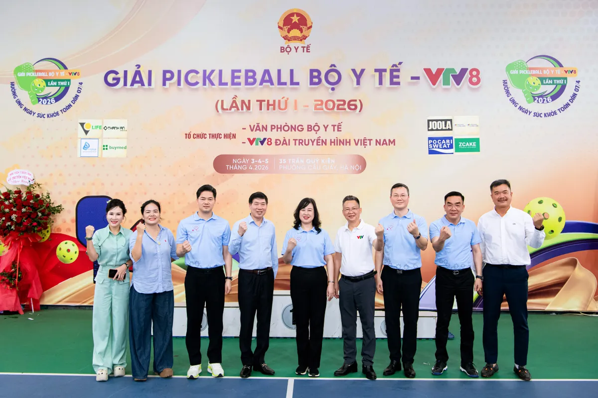 Ấn tượng Giải Pickleball Bộ Y tế - VTV8 lần thứ I năm 2026- Ảnh 16. Ấn tượng Giải Pickleball Bộ Y tế - VTV8 lần thứ I năm 2026- Ảnh 16.