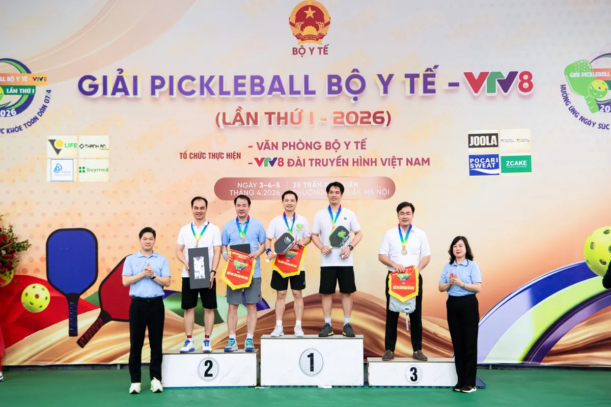Ấn tượng Giải Pickleball Bộ Y tế - VTV8 lần thứ I năm 2026- Ảnh 13. Ấn tượng Giải Pickleball Bộ Y tế - VTV8 lần thứ I năm 2026- Ảnh 13.