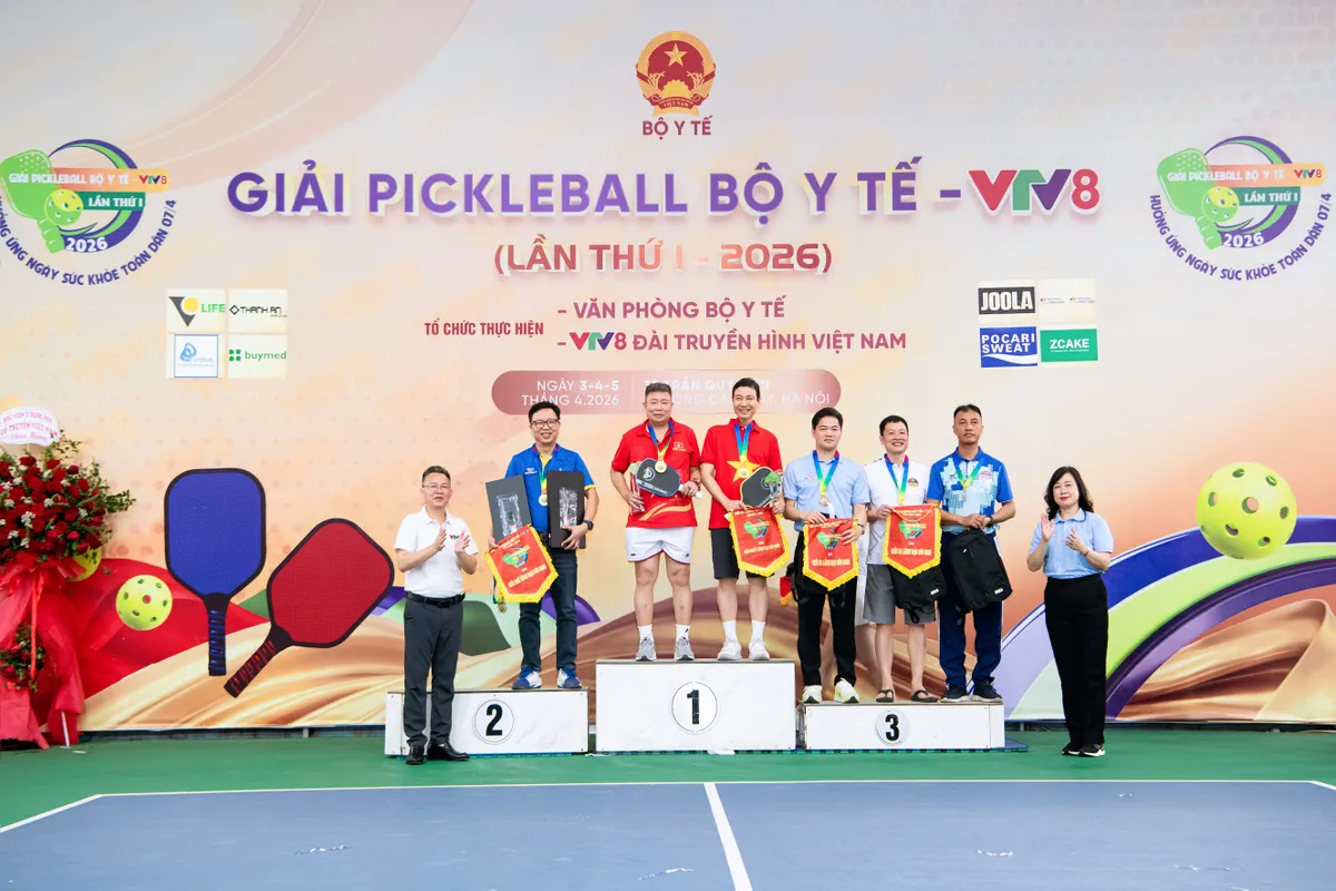 Ấn tượng Giải Pickleball Bộ Y tế - VTV8 lần thứ I năm 2026- Ảnh 12. Ấn tượng Giải Pickleball Bộ Y tế - VTV8 lần thứ I năm 2026- Ảnh 12.