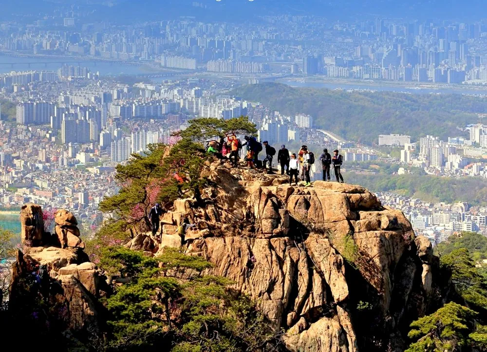 N&uacute;i Gwanak trở th&agrave;nh &ldquo;điểm tụ năng lượng&rdquo;, h&uacute;t giới trẻ H&agrave;n Quốc l&ecirc;n cầu may- Ảnh 1.