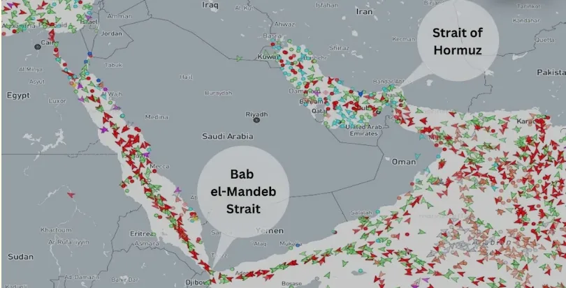 Eo biển Bab el-Mandeb trở thành tâm điểm trung chuyển mới- Ảnh 1. Eo biển Bab el-Mandeb trở thành tâm điểm trung chuyển mới- Ảnh 1.