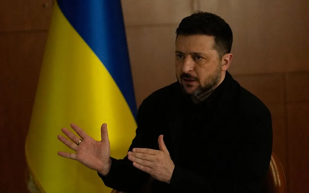 Tổng thống Ukraine Zelensky (Ảnh: AP)