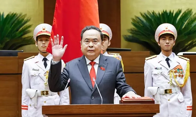 Điện mừng Chủ tịch Quốc hội Trần Thanh Mẫn - Ảnh 1.