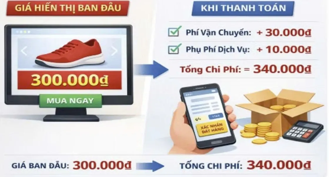 Chi phí ẩn trong thương mại điện tử: Người tiêu dùng cần tỉnh táo- Ảnh 1. Chi phí ẩn trong thương mại điện tử: Người tiêu dùng cần tỉnh táo- Ảnh 1.