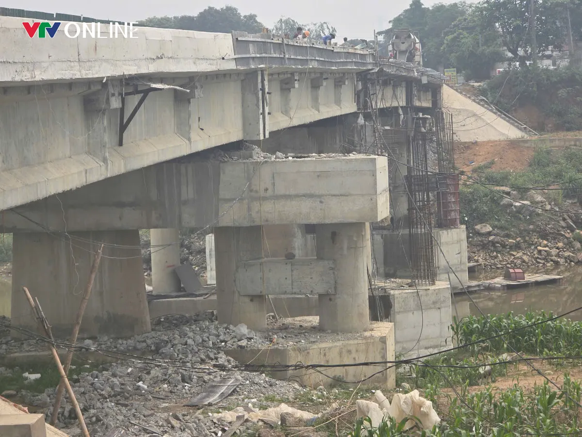 Ph&uacute; Thọ: Gấp r&uacute;t sửa chữa cầu Tứ Mỹ, phấn đấu th&ocirc;ng xe dịp 30/4 - Ảnh 3.