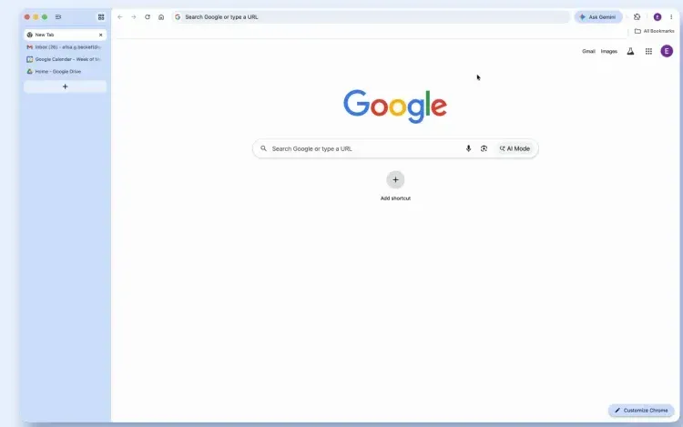 Giao diện tab dọc giúp tận dụng tốt không gian hiển thị. (Ảnh: Google)