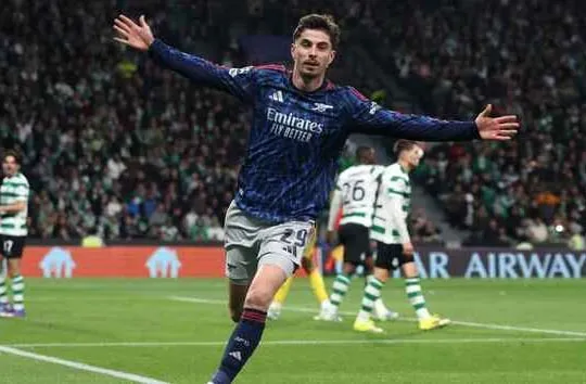 Arsenal thắng nghẹt thở Sporting CP 1-0, Havertz ghi b&agrave;n quyết định ph&uacute;t b&ugrave; giờ- Ảnh 1.