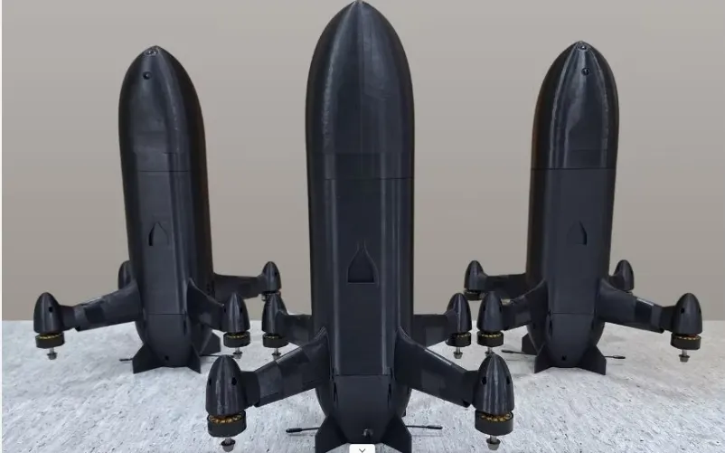 Máy bay không người lái SkyRider của công ty Terra Drone Corporation (Nhật Bản) (Ảnh: Amazing Drones)